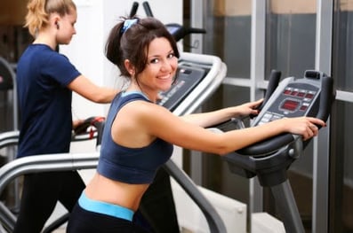 Lady on Treadmill