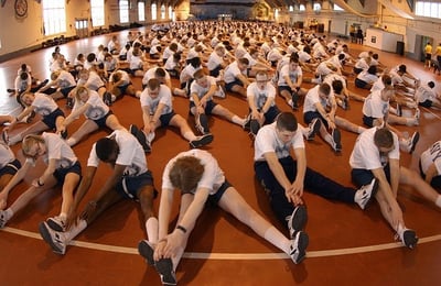 People Stretching